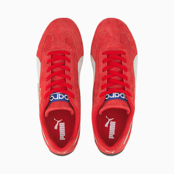 Speedcat OG Sparco Women's Motorsport Shoes, Ribbon Red-Puma White, extralarge