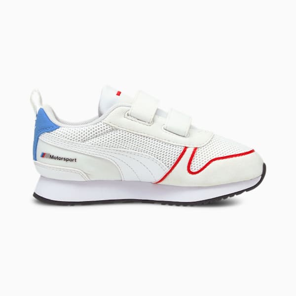 BMW M Motorsport R78 Little Kids' Shoes, Puma White-Blueprint, extralarge