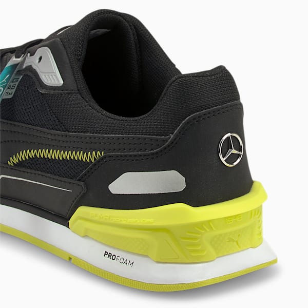 Mercedes F1 Low Racer Motorsport Shoes, Puma Black-Nrgy Yellow-Puma White