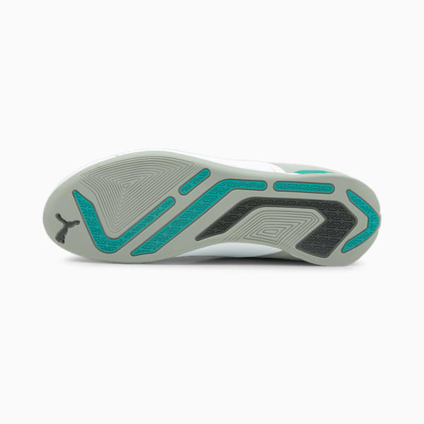 Mercedes AMG Petronas F1 A3ROCAT Unisex Sneakers, Puma White-Mercedes Team Silver-Spectra Green, extralarge-IND