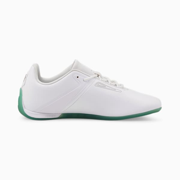 Mercedes F1 A3ROCAT Men's Motorsport Sneakers, Puma White-Puma White-Spectra Green, extralarge