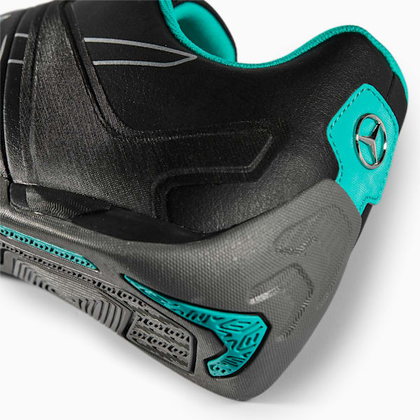 Mercedes AMG Petronas F1 A3ROCAT Unisex Sneakers, Puma Black-Spectra Green, extralarge-IND