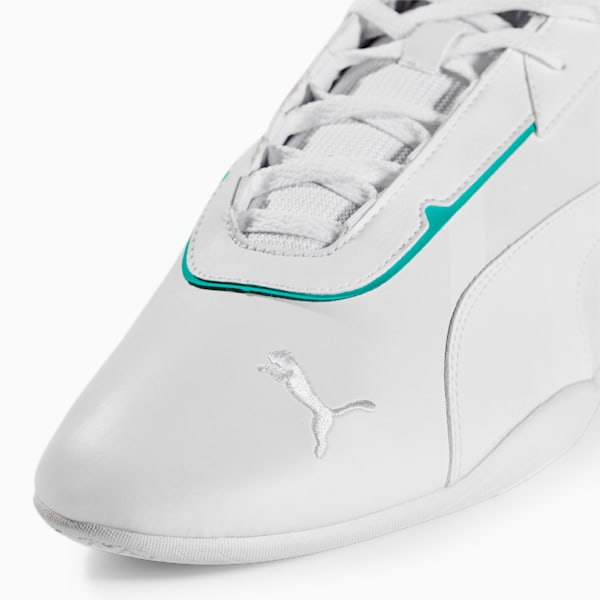 Mercedes AMG Petronas F1 R-Cat Machina Sneakers, Puma White-Puma White, extralarge-IND