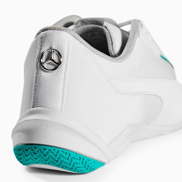 Mercedes AMG Petronas F1 R-Cat Machina Unisex Sneakers, Puma White-Puma White, extralarge-IND