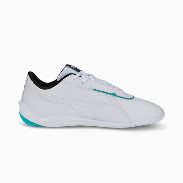 Mercedes AMG Petronas F1 R-Cat Machina Sneakers, Puma White-Puma White, extralarge-IND
