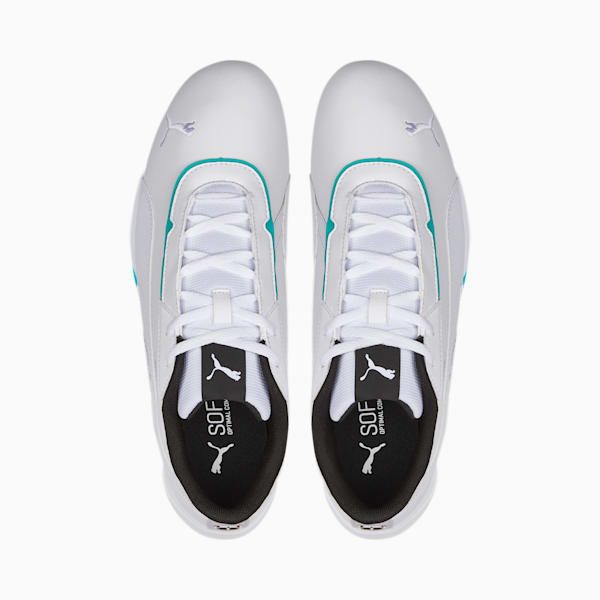 Mercedes AMG Petronas F1 R-Cat Machina Sneakers, Puma White-Puma White, extralarge-IND