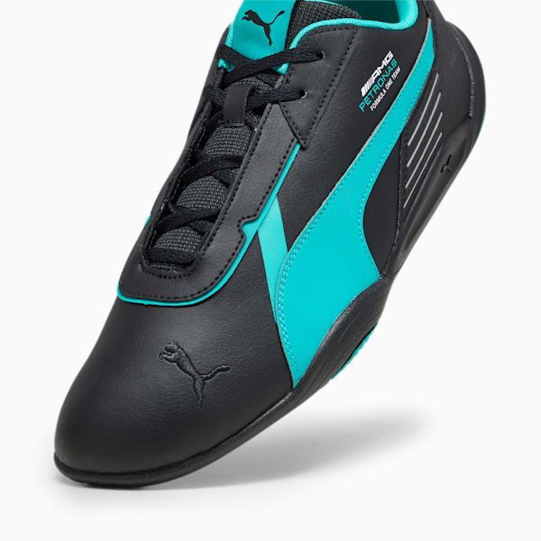 Mercedes AMG Petronas F1 R-Cat Machina Unisex Sneakers, PUMA Black-Spectra Green-Spectra Green, extralarge-IND