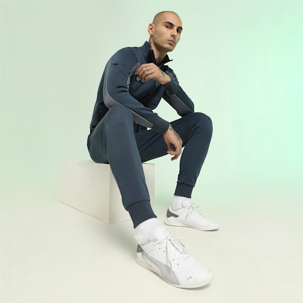 Mercedes AMG Petronas F1 Drift Cat Delta Sneakers, Puma White-Mercedes Team Silver, extralarge-IND