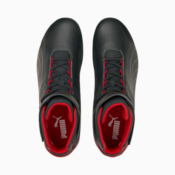 Ferrari A3ROCAT Unisex Sneakers, Puma Black-Smoked Pearl-Rosso Corsa, extralarge-IND