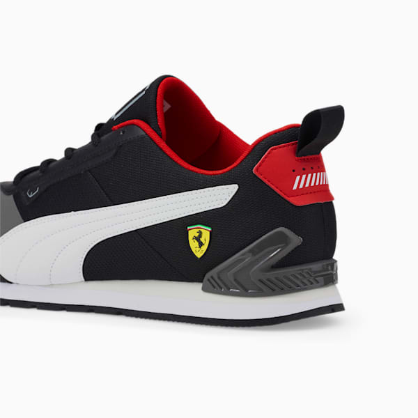 Scuderia Ferrari Track Racer Motorsport Sneakers, Puma Black-Puma White, extralarge