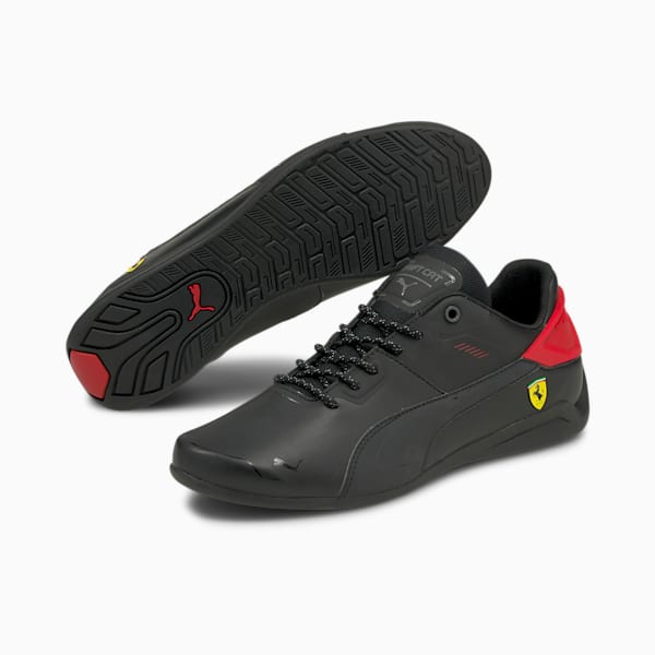 Scuderia Ferrari Drift Cat Delta Motorsport Shoes, Puma Black-Rosso Corsa, extralarge
