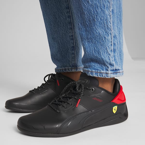 Scuderia Ferrari Drift Cat Delta Motorsport Shoes, Puma Black-Rosso Corsa, extralarge