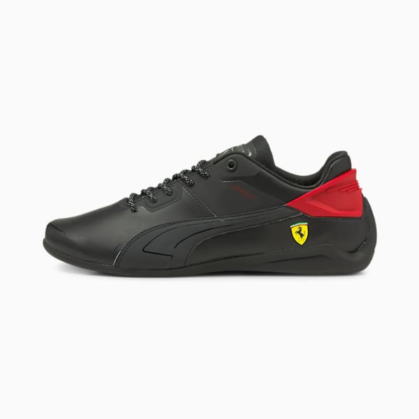 Ferrari Drift Cat Delta Unisex Sneakers, Puma Black-Rosso Corsa, extralarge-AUS