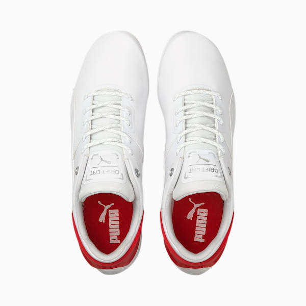 Scuderia Ferrari Drift Cat Delta Motorsport Shoes, Puma White-Rosso Corsa, extralarge