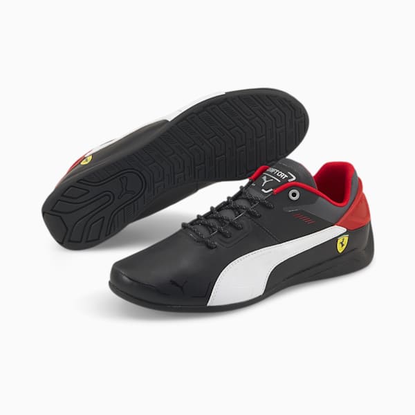 Ferrari Drift Cat Delta Unisex Sneakers, Puma Black-Puma White, extralarge-AUS