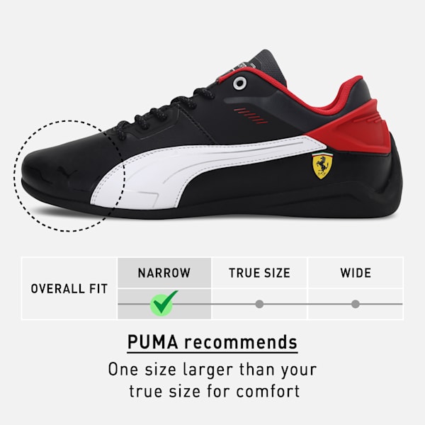 Ferrari Drift Cat Delta Sneakers, Puma Black-Puma White, extralarge-IND