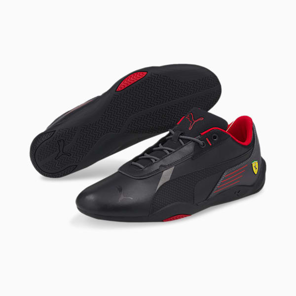 Zapatos de automovilismo Scuderia Ferrari R-Cat Machina, Puma Black-Asphalt