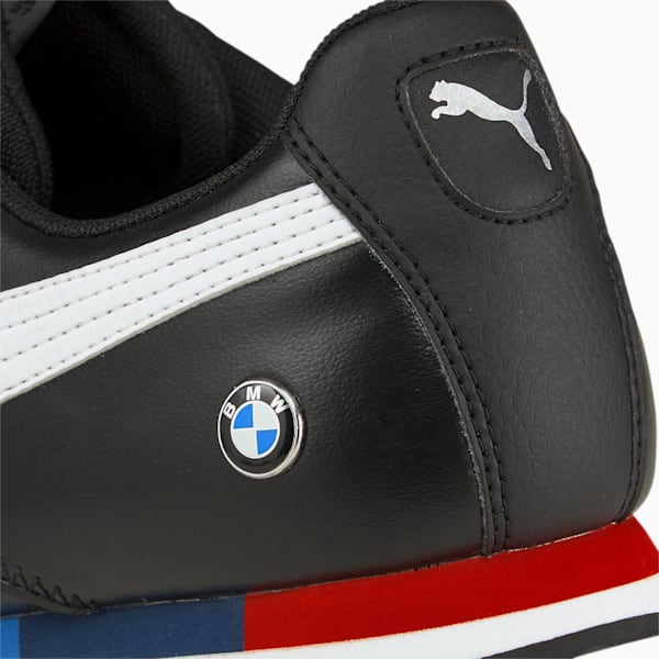 BMW M Motorsport Roma Via Motorsport Men's Sneakers, Puma Black-Puma White, extralarge
