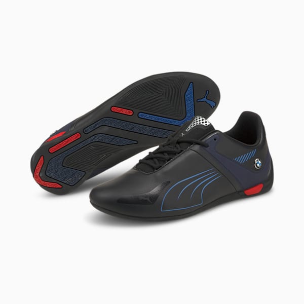 BMW M Motorsport A3ROCAT Sneakers, Puma Black-Strong Blue-Fiery Red