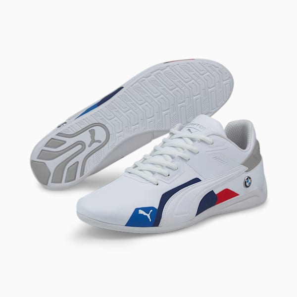 BMW M Motorsport Drift Cat Delta Sneakers, Puma White-Puma White, extralarge-IND