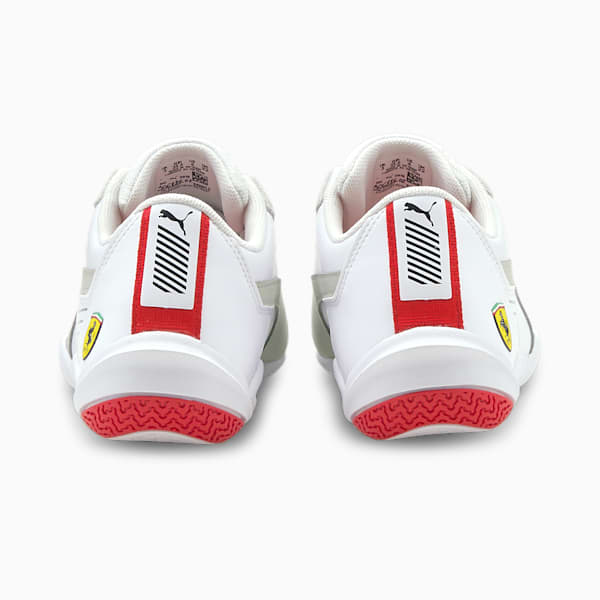 Scuderia Ferrari R-Cat Machina Motorsport Shoes Big Kids, Puma White-Gray Violet-Rosso Corsa, extralarge