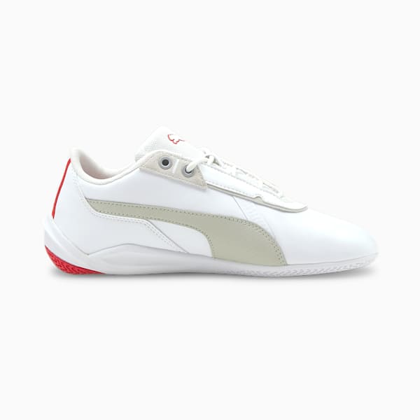 Scuderia Ferrari R-Cat Machina Motorsport Shoes Big Kids, Puma White-Gray Violet-Rosso Corsa, extralarge