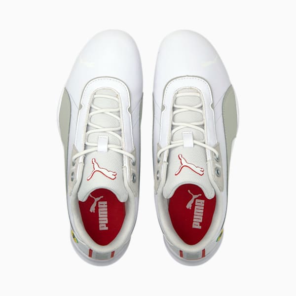 Scuderia Ferrari R-Cat Machina Motorsport Shoes Big Kids, Puma White-Gray Violet-Rosso Corsa, extralarge