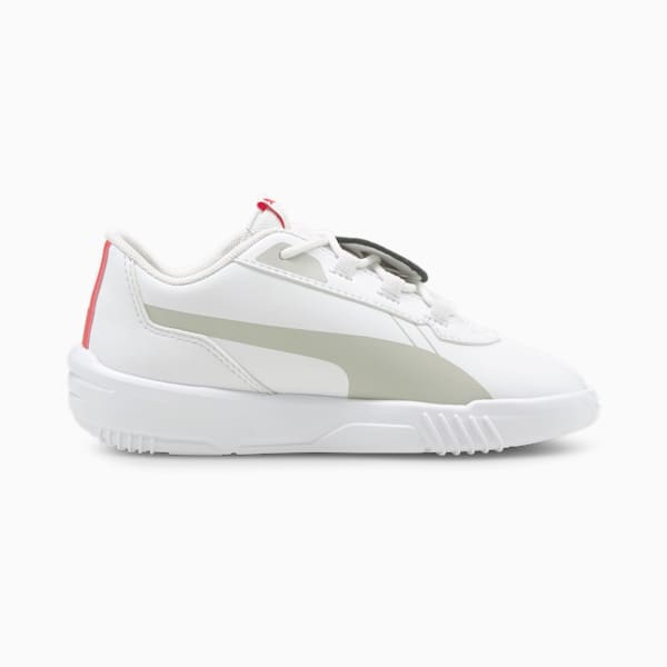 Scuderia Ferrari R-Cat Machina Kids' Motorsport Shoes, Puma White-Puma White, extralarge-GBR