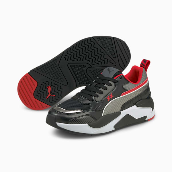 Ferrari X-Ray Youth Sneakers, Puma Black-Smoked Pearl, extralarge-IND