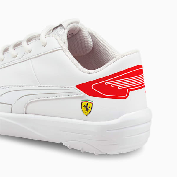 Scuderia Ferrari Drift Cat Delta Little Kids' Motorsport Shoes, Puma White-Rosso Corsa
