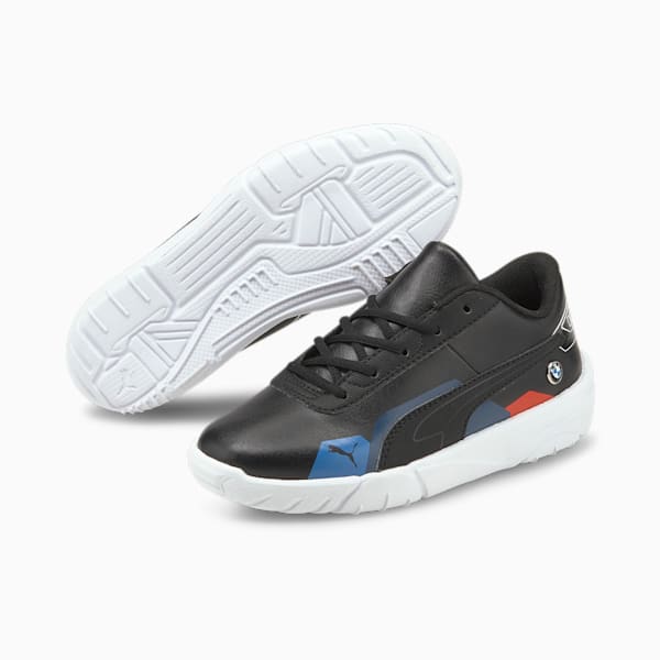 BMW M Motorsport Drift Cat Delta Kids' Motorsport Shoes, Puma Black-Puma White