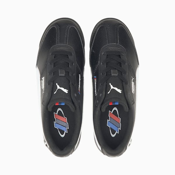 BMW M Motorsport Roma Kid's Sneakers, Puma Black-Puma White, extralarge-IND
