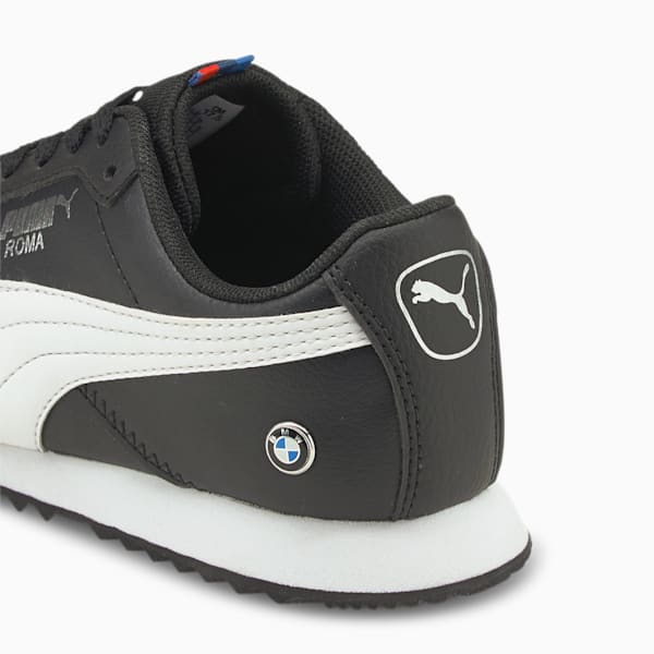 BMW M Motorsport Roma Kid's Sneakers, Puma Black-Puma White, extralarge-IND
