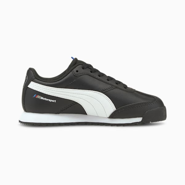 BMW M Motorsport Roma Kid's Sneakers, Puma Black-Puma White, extralarge-IND