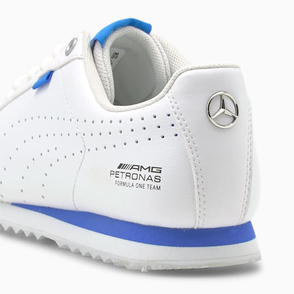 Mercedes F1 Roma Via Motorsport Shoes Big Kids, Puma White-Bluemazing, extralarge