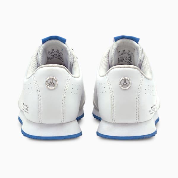 Mercedes AMG Petronas F1 Roma Via Perforated Kid's Sneakers, Puma White-Bluemazing, extralarge-IND