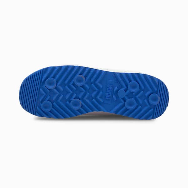 Mercedes AMG Petronas F1 Roma Via Perforated Kid's Sneakers, Puma White-Bluemazing, extralarge-IND