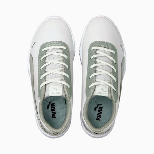 Mercedes F1 Drift Cat Delta V Little Kids' Motorsport Shoes, Puma White-Mercedes Team Silver
