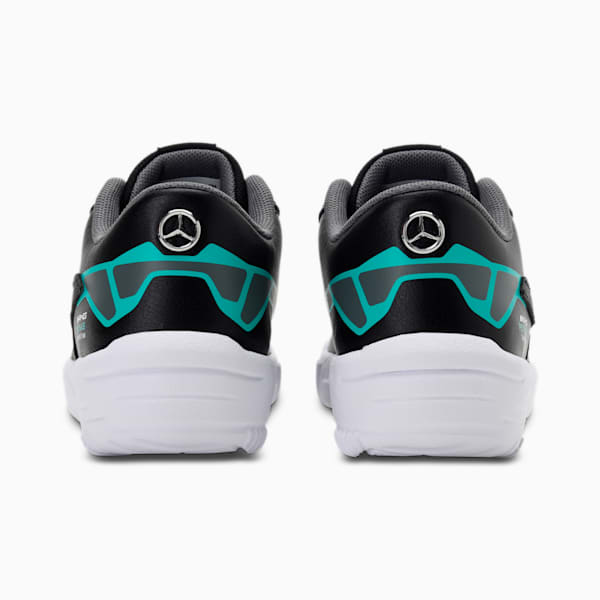 Mercedes AMG Petronas F1 Drift Cat Delta V Kid's Sneakers, Puma Black-Spectra Green, extralarge-IND