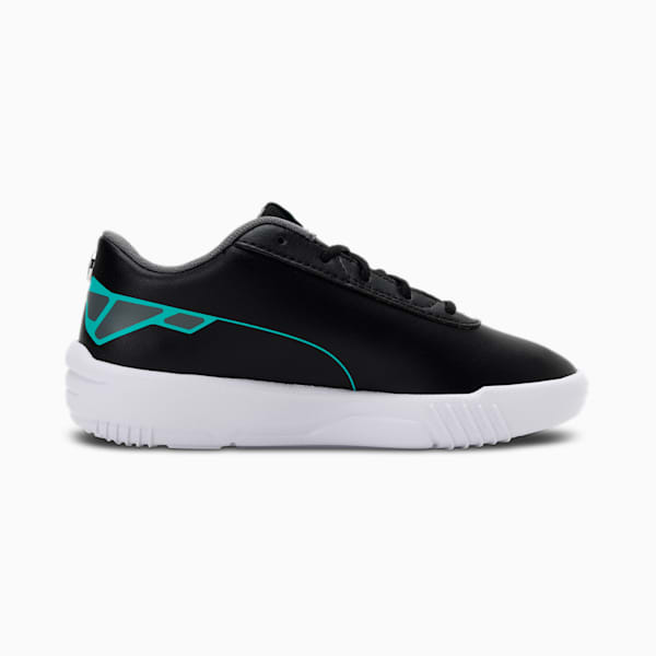 Mercedes AMG Petronas F1 Drift Cat Delta V Kid's Sneakers, Puma Black-Spectra Green, extralarge-IND