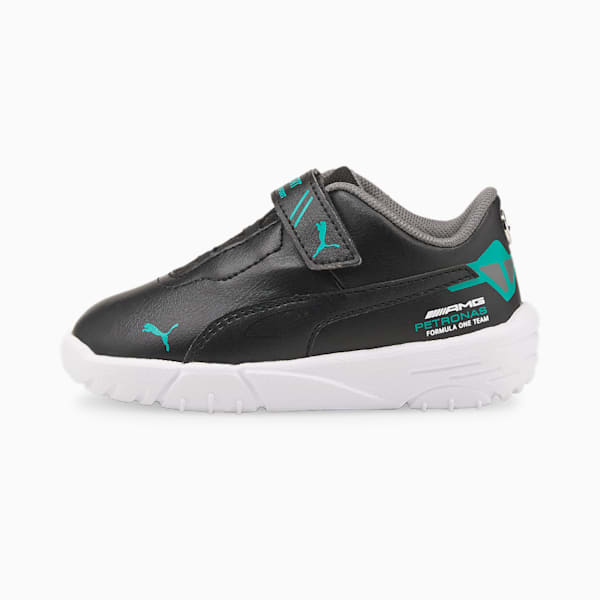 Tenis Bebés Mercedes F1 Drift Cat Delta Motorsport, Puma Black-Spectra Green, extralarge