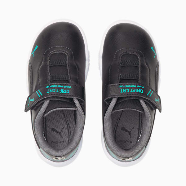 Mercedes F1 Drift Cat Delta Toddler Motorsport Shoes, Puma Black-Spectra Green, extralarge