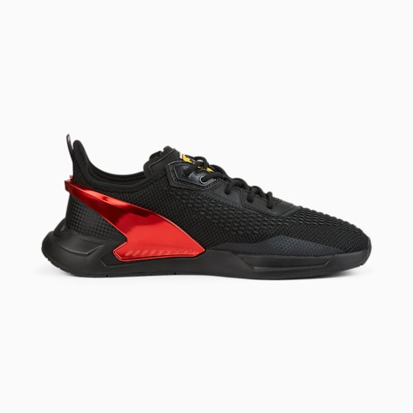 Ferrari IONSpeed Unisex Sneakers, Puma Black-Puma Black-Rosso Corsa, extralarge-IND