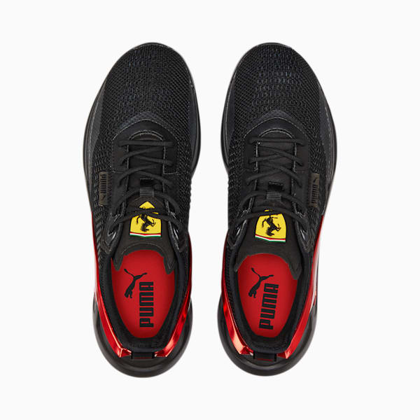 Ferrari IONSpeed Unisex Sneakers, Puma Black-Puma Black-Rosso Corsa, extralarge-IND