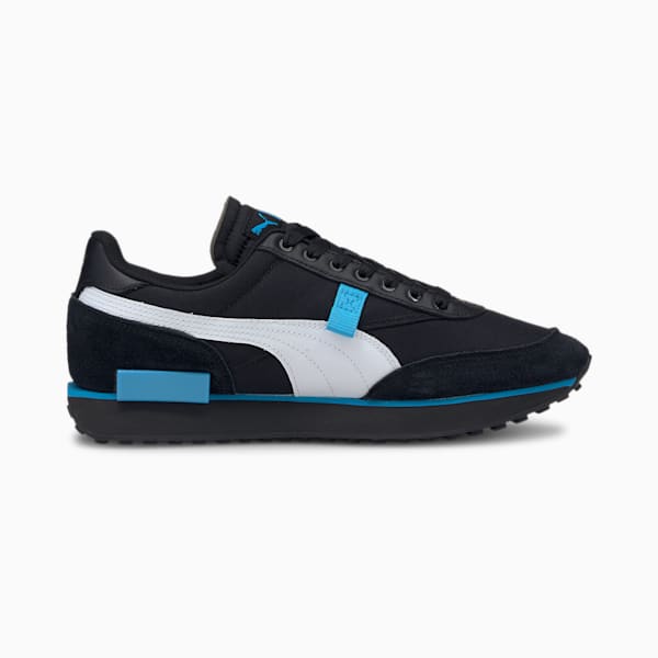 PUMA x CLOUD9 Future Rider Sneakers, Black-White-Bleu Azur, extralarge