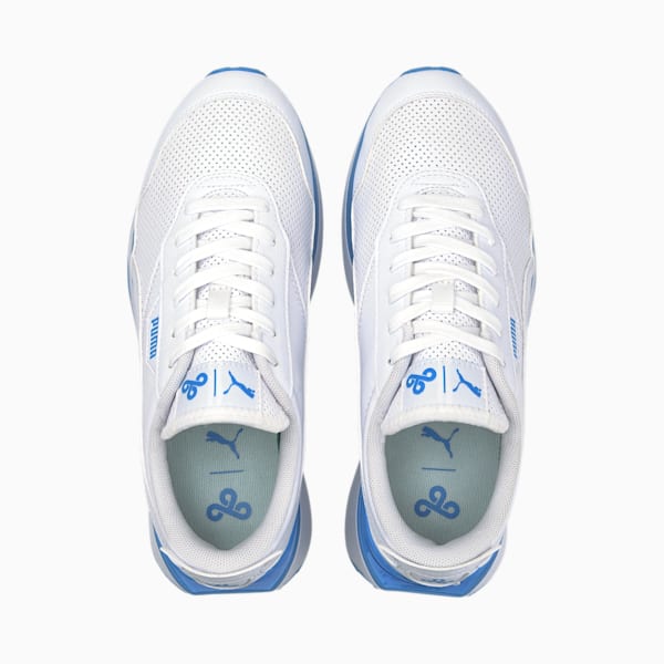 Tenis Cruise Rider PUMA x CLOUD9 Esports, Puma White-Bleu Azur, extralarge