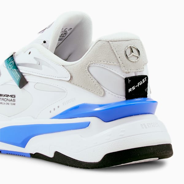 Mercedes AMG Petronas F1 RS-Fast Unisex Sneakers, Puma White-Bluemazing, extralarge-IND