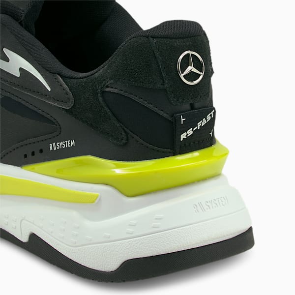 Mercedes F1 RS Fast Motorsport Men's Sneakers, Puma Black-Nrgy Yellow, extralarge