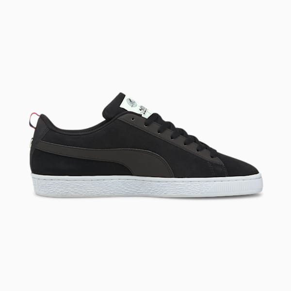 BMW MMS Men's Suede XXI Sneakers, Puma Black-Puma White, extralarge