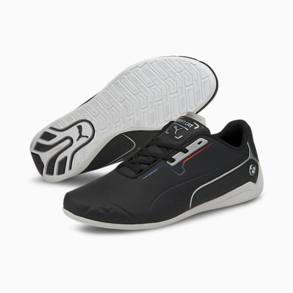 BMW M Motorsport Drift Cat 8 Motorsport Shoes, Puma Black-Puma White, extralarge